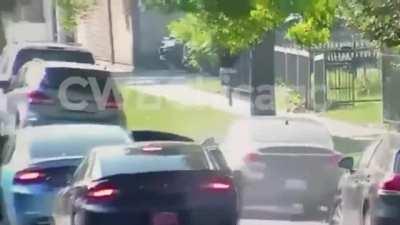 Chicago gang members kill one and wound two others in gunfight in broad daylight, on camera, in front of two police officers. Chicago DA Kim Foxx drops all charges, citing a 'lack of evidence' and it being 'mutual combat'.