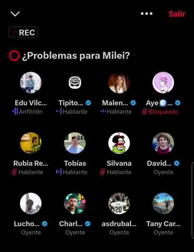 Malena Galmarini se cruzo con Tipito en un space de X. - Hablo sobre su denuncia penal a influencers y de que Macri le metio los cuernos a Juliana Awada.