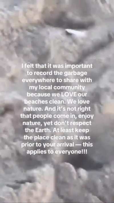 According to him, it’s antisemitic to be upset at trash left on the beach.