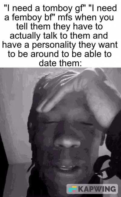 What do you mean a goth gf won't just appear on my lap?