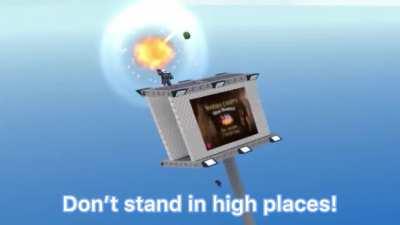 proceeds to get struck by lightning