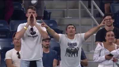 Let's be honest, this was the real moment when Daniil Medvedev became a USOpen champion.