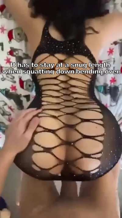 Your mom wanted to know what you thought about a dress she got to surprise your dad with. Seeing no harm in it, you agreed.