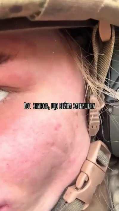 Ukrainian combat medic Anastasia shows the moments of her life at war