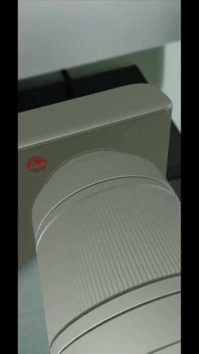 My first visualization test of a .glTF object created in Fusion 360. In a well-lit environment with the right materials, the result should be much higher.