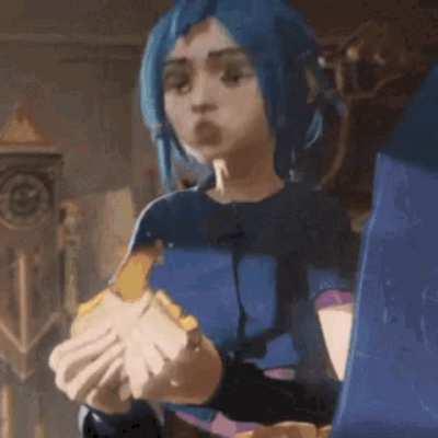 [no spoilers] Just Powder eating a sandwich.