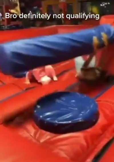 Baby gets slammed😭😭