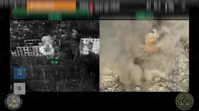 Ukrainian FPV drone operators targeted Russian infantry positions. Chasiv Yar. Riddick's group (OMEGA SOF). March 26, 2025
