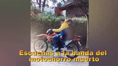 Moreno: Audios de los chorros después de mantener un enfrentamiento con un policía al que le intentaron robar la moto.