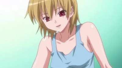 Admiring Her Breasts [Aki-Sora]