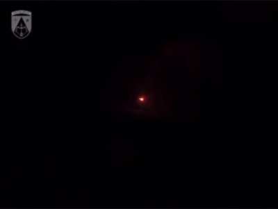 Footage of the Kherson Anti-Aircraft Missile Brigade shooting down Iranian/Russian Shahed UAVs in the southern sector of Ukraine. 11/03/2025