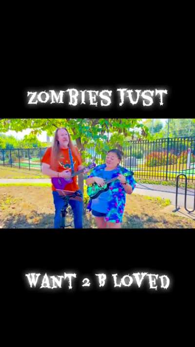 Zombies Just Want To Be Loved Ukulele Halloween Song