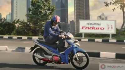 Most credible motorcycle oil commercial in Indonesia: