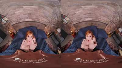 Experience your ultimate fantasies in VR with busty redhead Lauren Phillips.