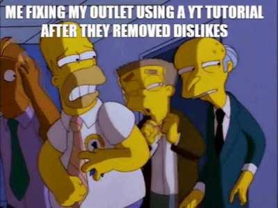 Now touch both exposed proms with a pair of scissors