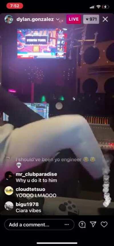 From last night’s live