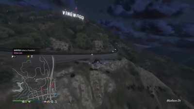 Messing around with my friend