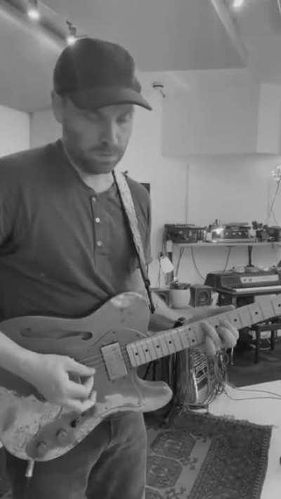 New video of Jonny playing the main riff from Clocks! (via Coldplay’s Instagram reels)