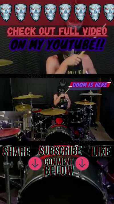 I Do Freddie Dredd Drum Covers!!