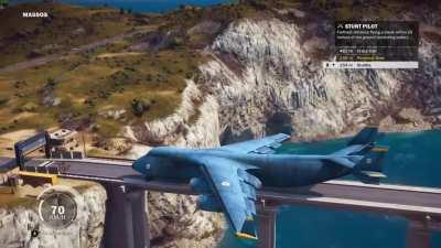 [Just Cause] when you land a plane too hard