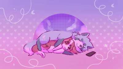 Cuddle time. Check out the complete video on my youtube channel(PrepawsterousArts)