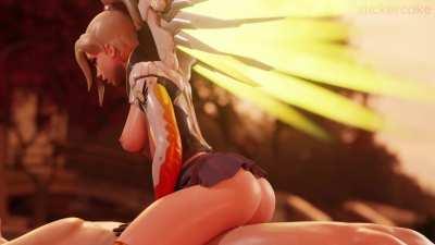 Mercy Riding Cowgirl (with sound)