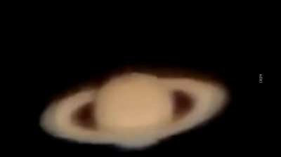 UFO flies past Saturn. What could this have been?