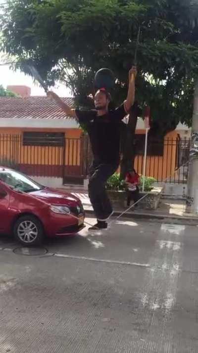 Street performer skills are insane