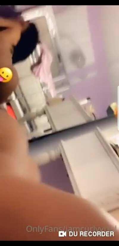 Yeah she pops that pussy alright.😭😂🤣😈 That nigga Fredo shot it up and ran off on that ass. Lucky bastard