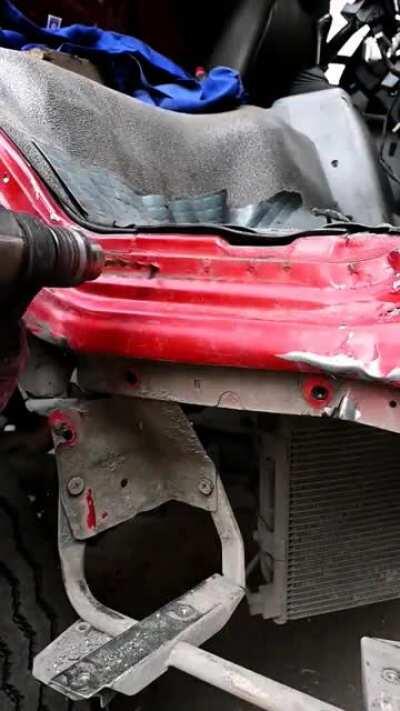 Truck car body panel repair 钣金好不好，全靠腻子找 PS今天你提肛了吗？60/100