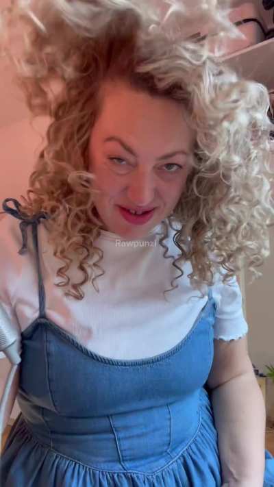 Can we all agree that blow drying counts as hair play, too?