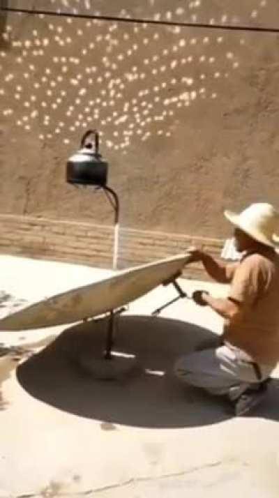 Water boiling station