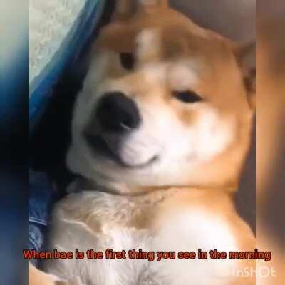 When bae is the first thing you see in the morning