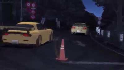 [Saw a lot of Initial D x Girls und Panzer Posts] Anglerfish Team has come to watch the race: