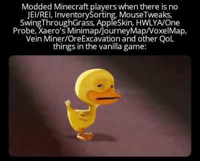 Me when no Flùgel's Tiara and TerraShaterrerin Vanilla: