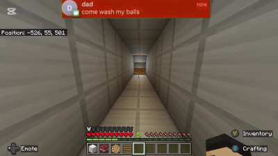 dad i dont wanna wash ur ballz :P 🤬🤬🤬