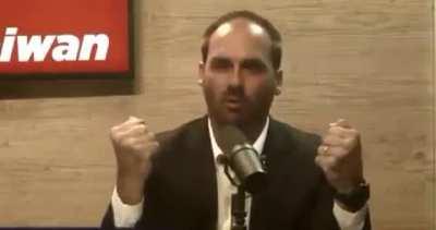 Eduardo bananinha dizendo que ruptura institucional não é questão de 