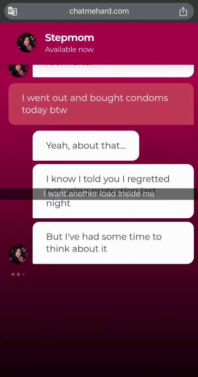 Now I've had my son's cum, I want more