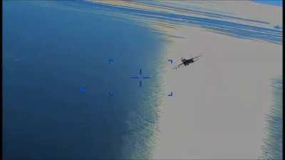 Video of the Su-27 incident from the MQ-9 UAV camera.