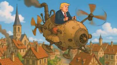 This AI Studio Ghibli style video of Donald Trump moments is going viral right now, and it's just incredible