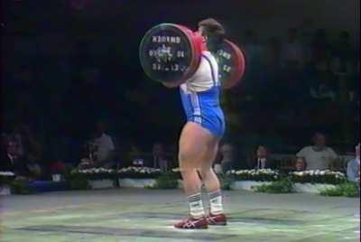Some more Botev. I think this is 250kg. Watch the jerk.