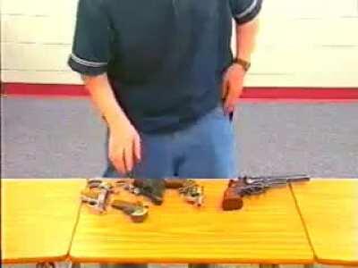 Kid has 12 guns in his pants