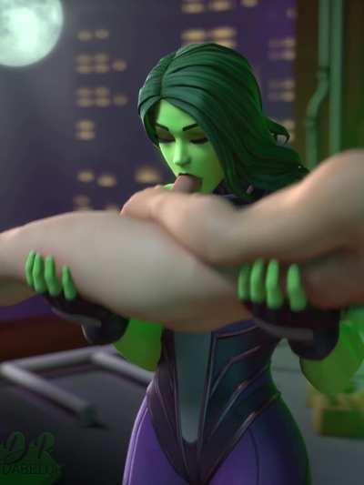 She-Hulk - Sexercise (DrDabblur)