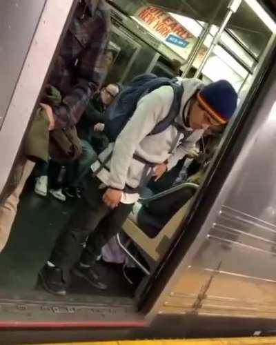 WCGW when you fall asleep on subway train