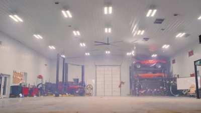 Flying a helicopter indoors