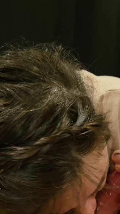 The more spit the better!