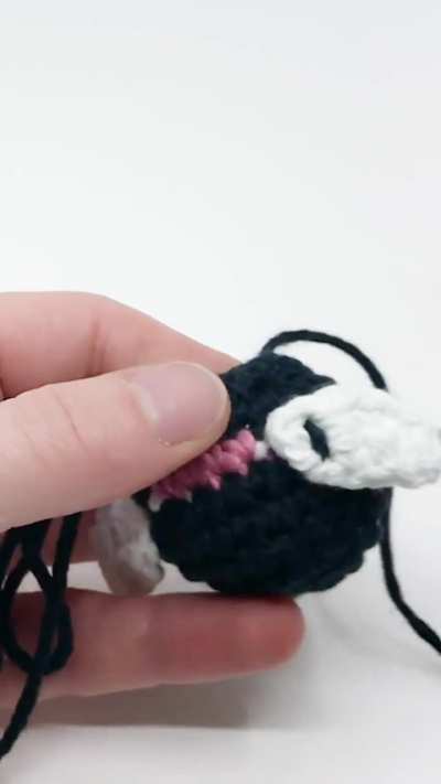 I crocheted Gastly into a pocket sized monster!