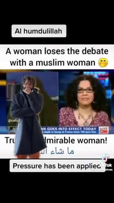 Muslim sister is a W