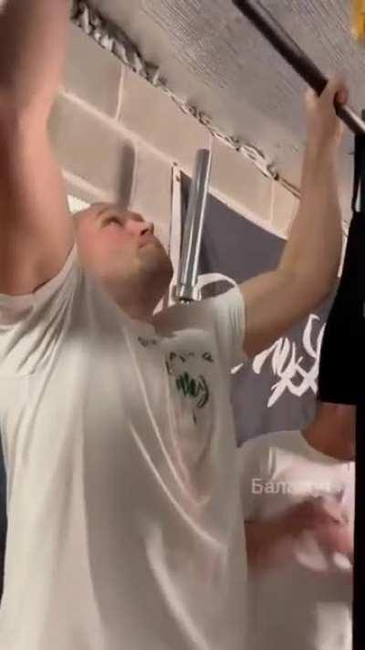 HMB and pour it down my throat every time I do a pull-up.