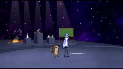 Mordecai sings a song